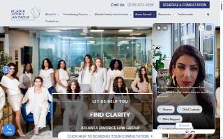 Atlanta Divorce Law Group of South Fulton website