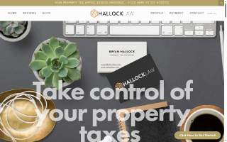 Hallock Law LLC website