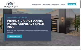 Prodigy Garage Door website