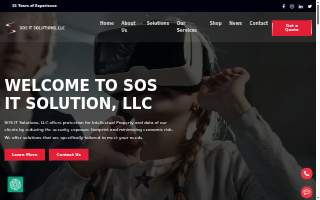 SOS IT Solutions, Inc - IT Support Service website