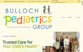 Bulloch Pediatrics PC: Perkins Cheryl E MD website