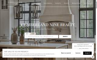 Cumberland Nine Realty website