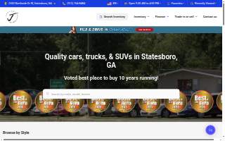 Jarrard Pre-Owned Vehicles website