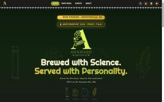Awkward Brewing website