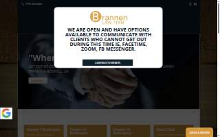 Brannen Law Firm website