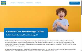 Children’s Dental Sedation Center of Stockbridge website