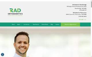 Rad Orthodontics website