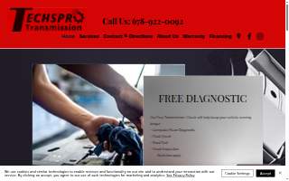 Techspro Transmission of Stockbridge website
