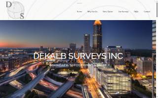 Dekalb Surveys of Stonecrest website