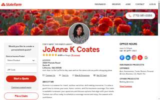 JoAnne K Coates - State Farm Insurance Agent website