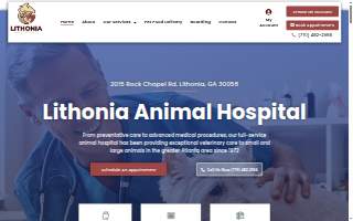 Lithonia Animal Hospital website