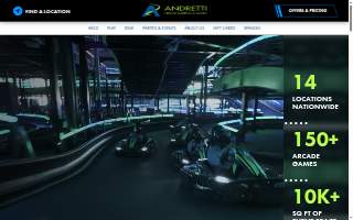Andretti Indoor Karting & Games Buford website