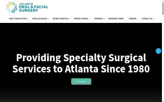 Atlanta Oral & Facial Surgery of Sugar Hill website