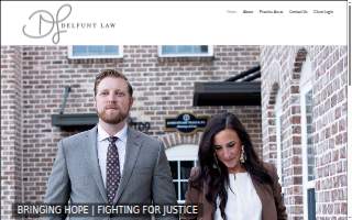 Delfunt Law Firm website