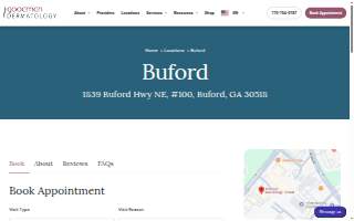 Goodman Dermatology - Buford website