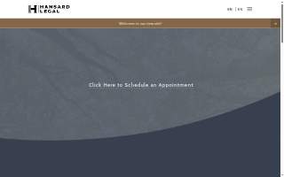 Hansard Legal, LLC of Sugar Hill website