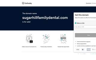 Sugar Hill Family Dental website