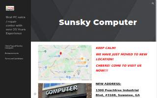SunSky Computer of Sugar Hill website