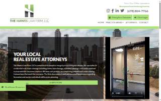 The Hawes Law Firm of Sugar Hill website