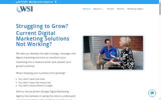 WSI Anderson Digital Marketing website