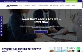 Accounting Firm AccountLogik website