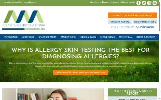 Atlanta Allergy & Asthma website