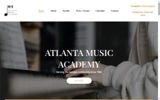 Atlanta Music Academy website