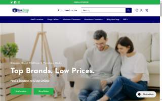 BoxDrop Sofa and Mattress website