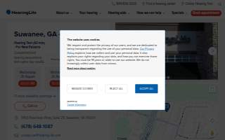 HearingLife of Suwanee GA website