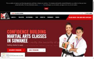 Karate Atlanta Suwanee website