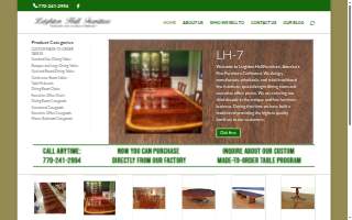 Leighton Hall Furniture website