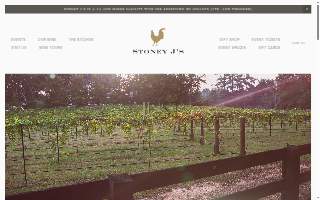 Stoney J's Winery of Suwanee website