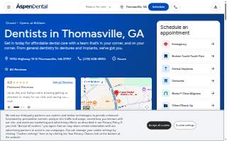 Aspen Dental - Thomasville website