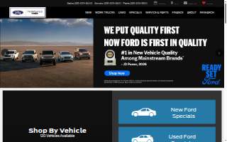 Thomasville Ford website