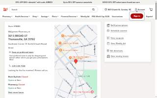 Walgreens Pharmacy of Thomasville website