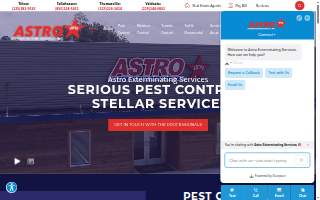 Astro Exterminating Services website