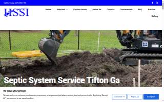 Herring Septic Service website