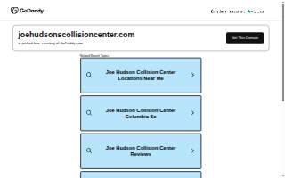 Joe Hudson's Collision Center of Madisonville website