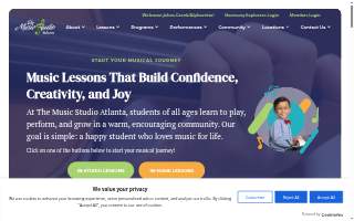 The Music Studio Atlanta website