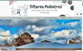 Tiftarea Pediatrics website
