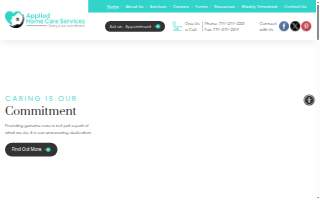 Applied Home Care website