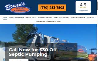 Bowen's Septic Tank website