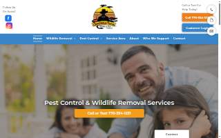 Crocodile Dave Pest Control website