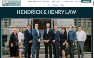 Hendrick & Henry Law of Tucker website