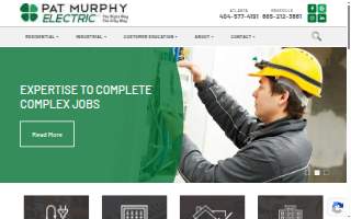 Pat Murphy Electric Inc. of Tucker website