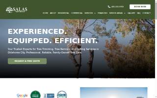 Salas Tree Service website