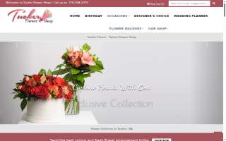 Tucker Flower Shop website