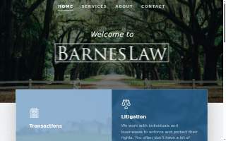 Barneslaw, LLC website