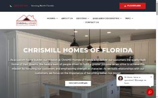 ChrisMill Homes of Florida website