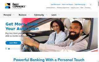 First Commerce Credit Union of Valdosta website